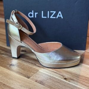 Dr Liza Gold Heels
